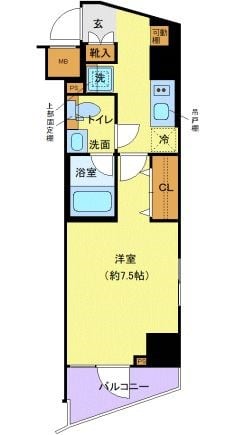 LEXE長原の物件間取画像