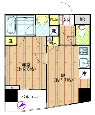 アリーチェ中落合の物件間取画像