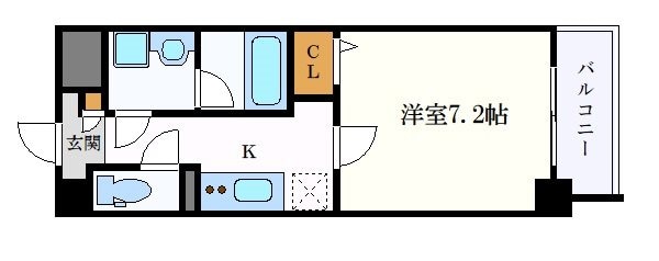 メイプル岩塚本通の物件間取画像