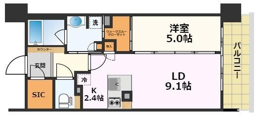 ローレルアイ名駅東の物件間取画像