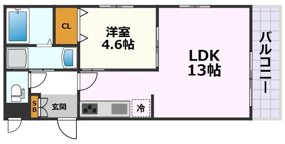 プリミエール東水切町Ⅱの物件間取画像