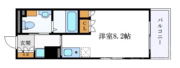 パークアクシス名駅南の物件間取画像