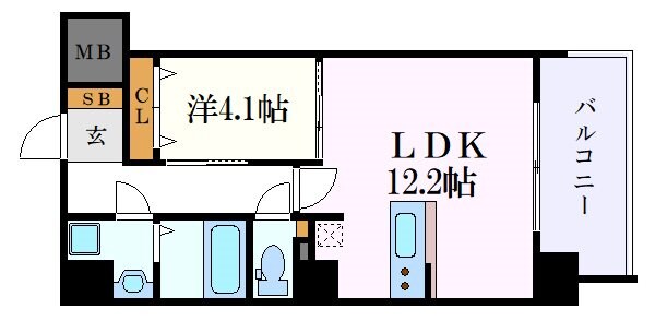 ルーエ池下の物件間取画像