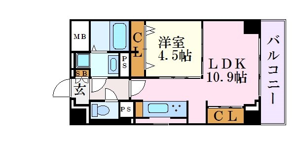 プレミアムコート新栄の物件間取画像