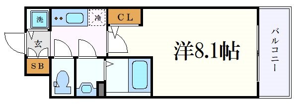 東別院駅 徒歩6分 7階の物件間取画像