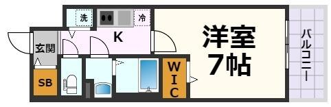 エスリード栄ラ・ヴィの物件間取画像