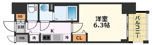 プレサンス丸の内城雅の物件間取画像