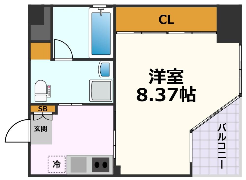 GRANDUKE代官町の物件間取画像