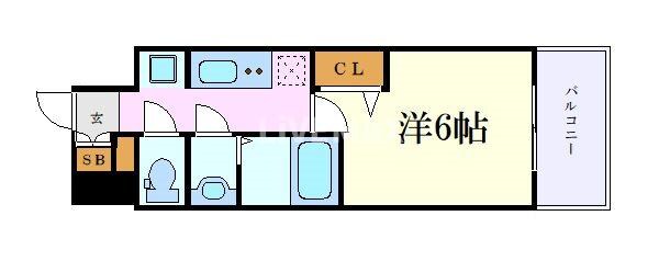 プレサンスNAGOYAシティオの物件間取画像