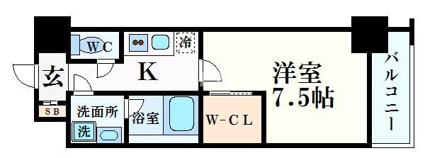 ハーモニーレジデンス名古屋今池の物件間取画像