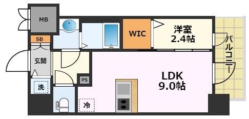 CREST TAPP志賀本通の物件間取画像