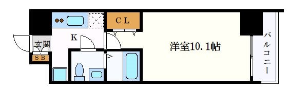 ISM栄の物件間取画像