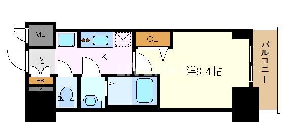 プレサンス広小路通今池の物件間取画像