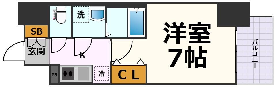 S-RESIDENCE尾頭橋clarityの物件間取画像