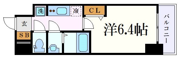 アステリ鶴舞ディオの物件間取画像