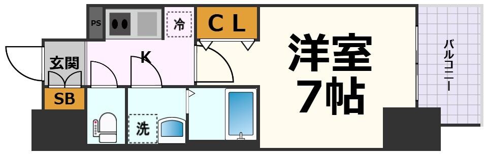 S-RESIDENCE尾頭橋clarityの物件間取画像