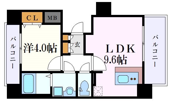 メイクス今池PRIMEの物件間取画像