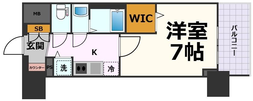 エスリード金山ル・グランの物件間取画像