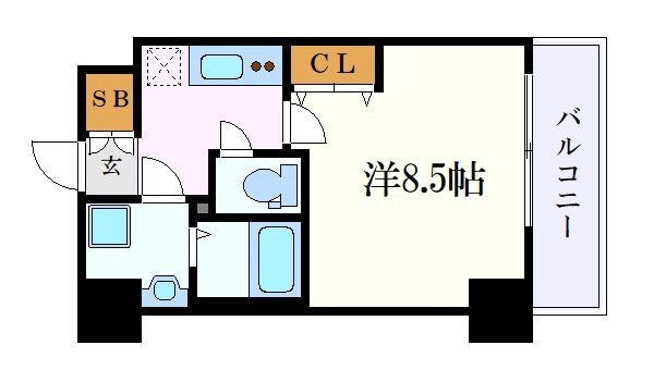 レジデンシア泉Ⅰの物件間取画像