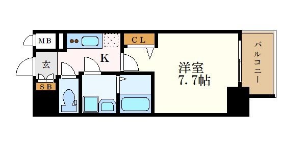 プレサンス桜通ザ・タイムズの物件間取画像