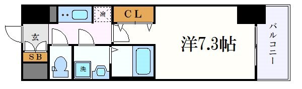 S-RESIDENCE池下駅前の物件間取画像