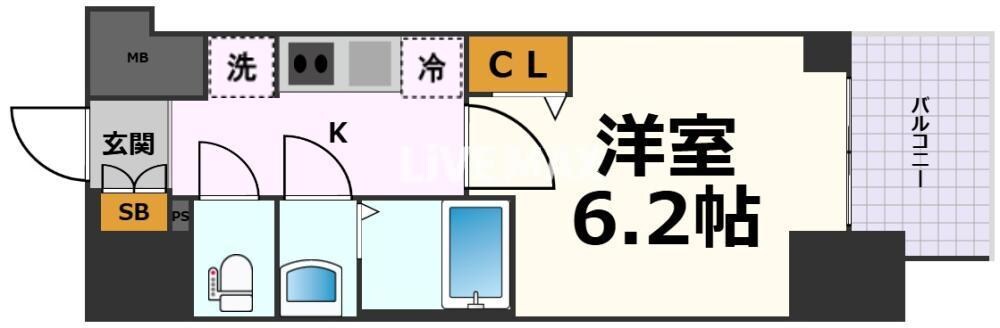 メイクスWアート浅間町の物件間取画像