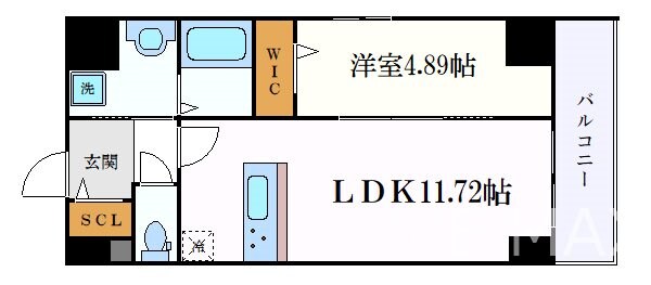 GRAN DUKE栄elimaの物件間取画像