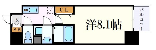 エスリード上前津ツヴァイテの物件間取画像