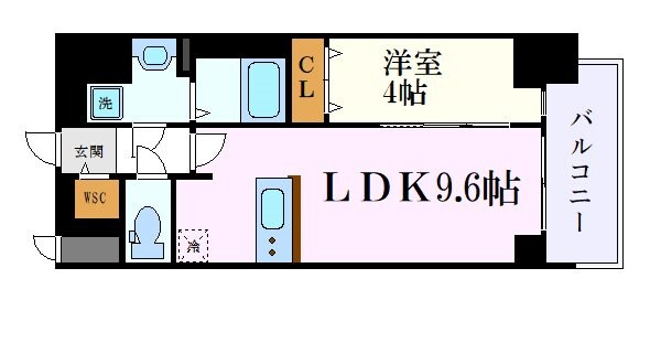 プレサンス今池駅前フェルディノの物件間取画像