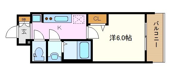 プレサンス新栄ユリシスの物件間取画像