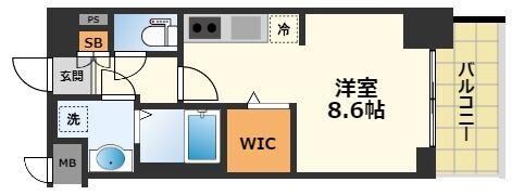 プレサンス名古屋菊井セルカの物件間取画像