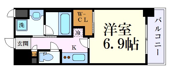 シーズンフラッツ矢場の物件間取画像