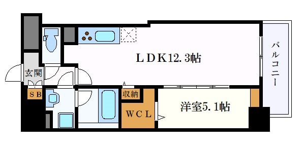 SOU大須（ソウ大須）の物件間取画像