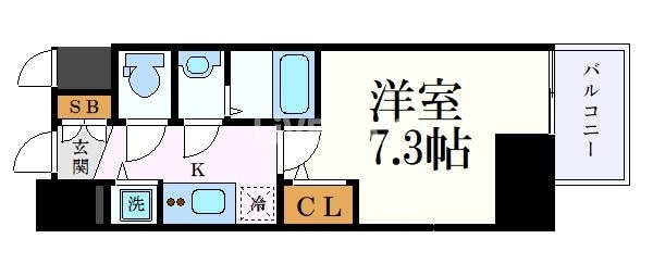 エスリード上前津セレーノの物件間取画像