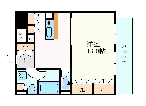 セントレイクセレブ代官町の物件間取画像