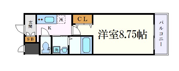 セントフィオーレ新栄の物件間取画像