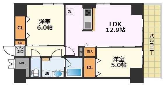 プロシード池下の物件間取画像