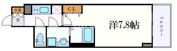 S-RESIDENCE東別院の物件間取画像