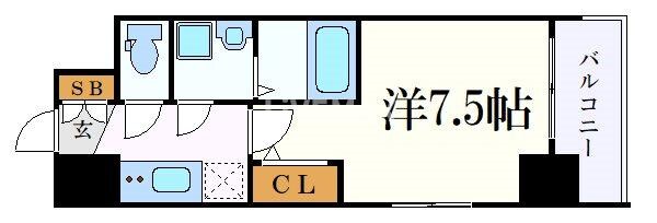 エスリード池下レスティアの物件間取画像