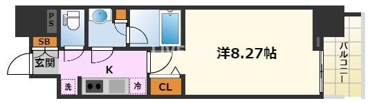 クレストコート泉一丁目の物件間取画像