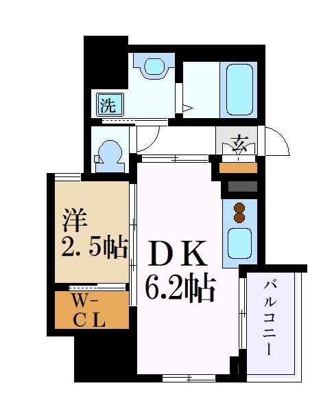 デュオフラッツ鶴舞の物件間取画像