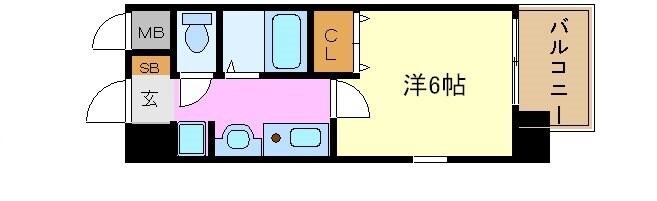 プレサンス名古屋駅前の物件間取画像