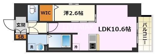 エスリード今池ルミナスの物件間取画像