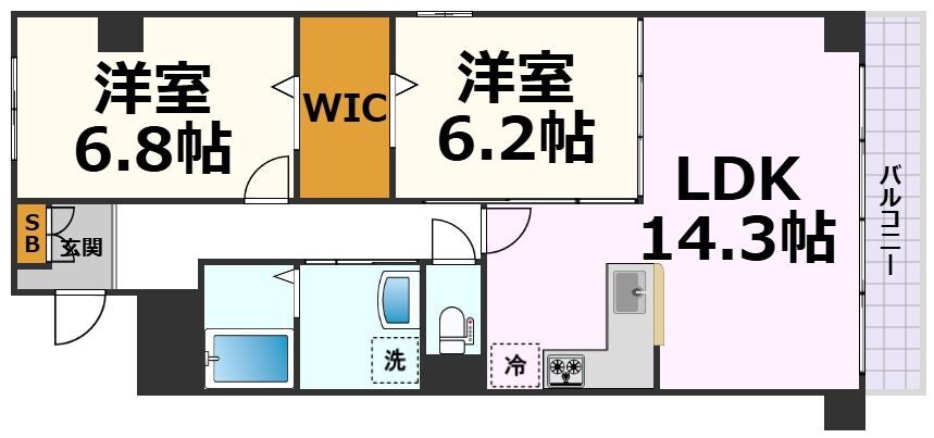 ラヴィータ泉の物件間取画像