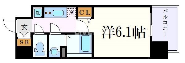 アステリ鶴舞トゥリアの物件間取画像