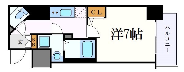 エスリード新栄テセラの物件間取画像