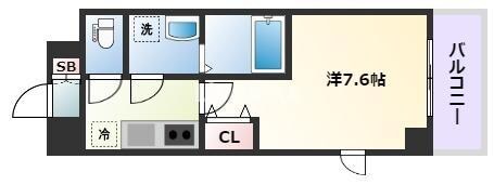 メイクス新栄の物件間取画像