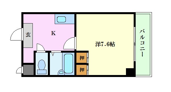 ISM泉の物件間取画像