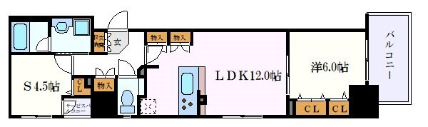 プレサンスロジェ名古屋久屋大通公園の物件間取画像