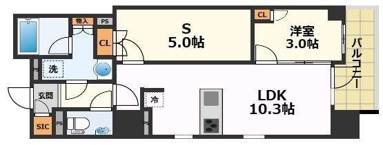 GRAN PASEO名古屋伏見の物件間取画像